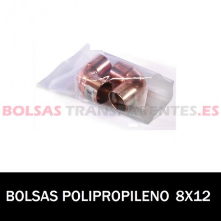 BOLSA POLIPROPILENO SIN CIERRE 8X12