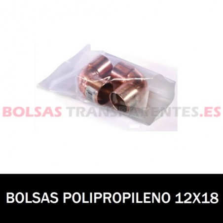 BOLSA POLIPROPILENO SIN CIERRE 12X18