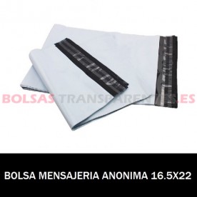 BOLSA MENSAJERIA ANÓNIMA 16.5X22