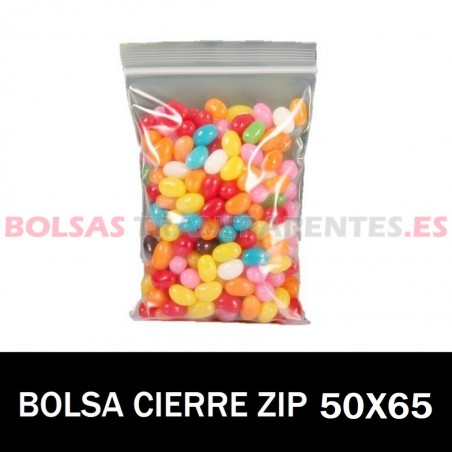 BOLSAS TRANSPARENTES AUTOCIERRE 50X65 500 UNIDADES