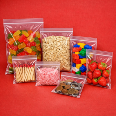 Bolsa zip transparente