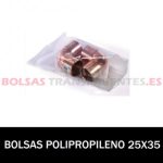 BOLSAS POLIPROPILENO SIN CIERRE 25X35